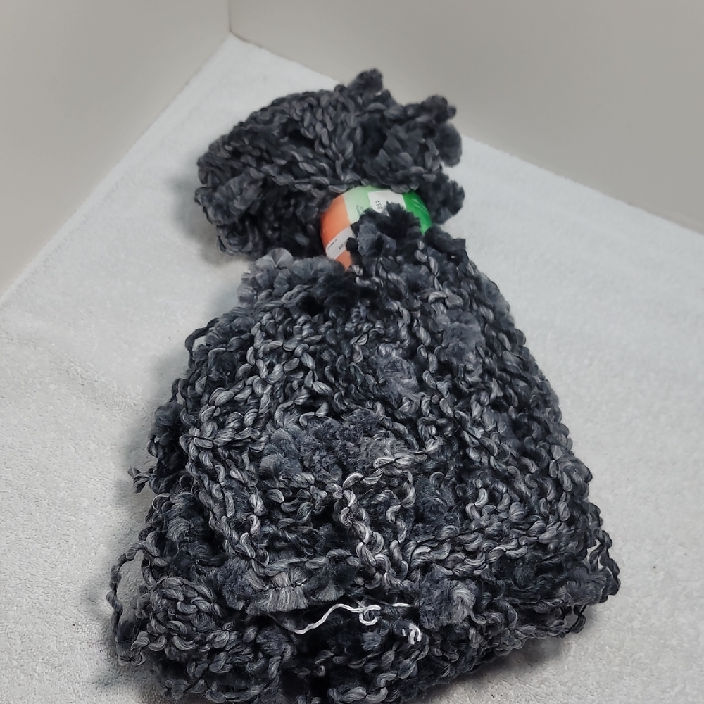 Laines Du Norn Italian Yarn Gray Textured Yarn Bundle